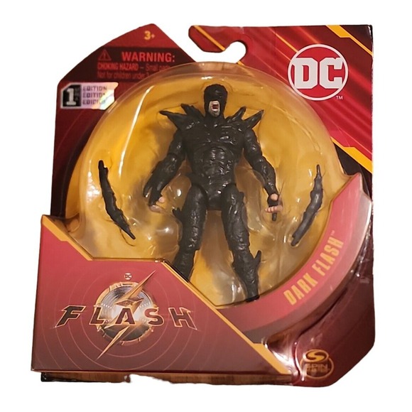 DC‎ The Flash Dark Flash Action Figure Spin Master 1st Edition Collectible - Picture 1 of 2